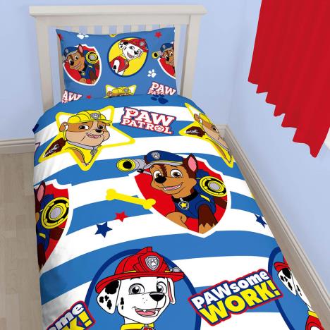 Paw Patrol Pawsome Reversible Single Duvet Cover Set Extra Image 1